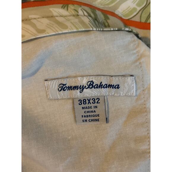 Tommy Bahama Pants Men's Size 38x32 Brown Silk Cotton Breathable Summer Slacks - Picture 3 of 11